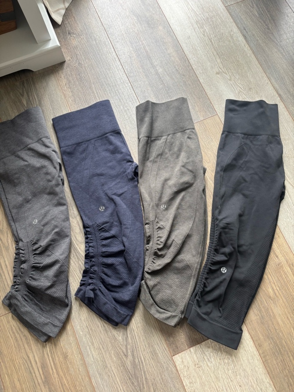 lululemon athletica Capris in Charcoal, Navy, Gray, and Black